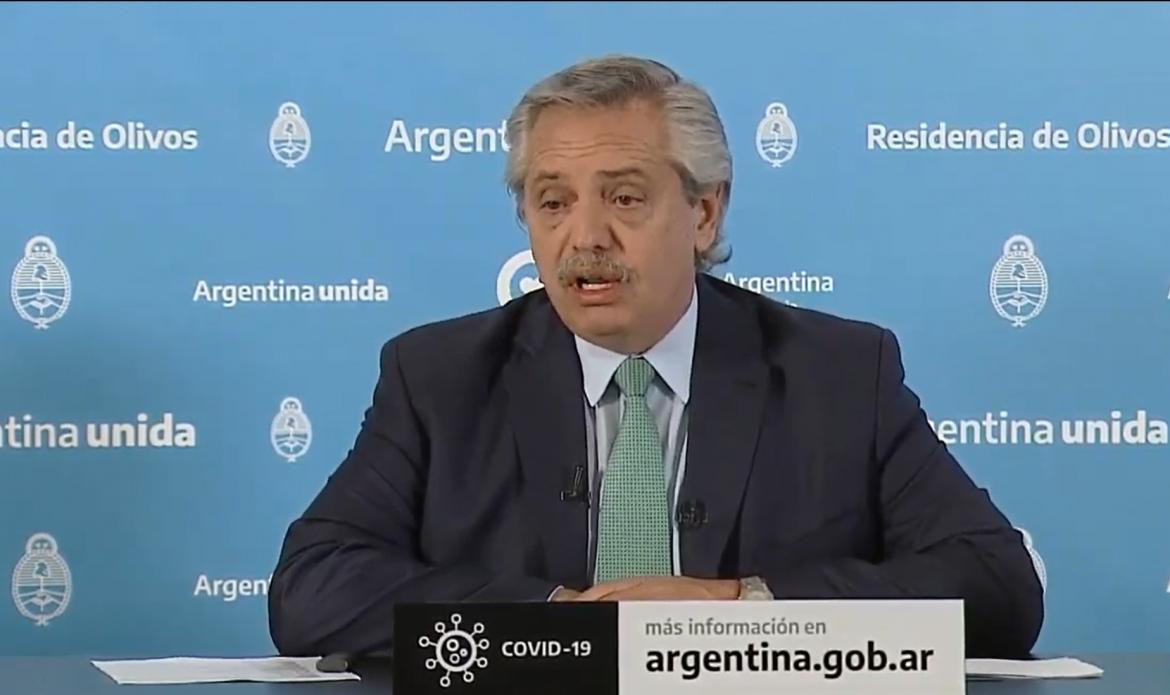 Alberto Fernández sobre cuarentena por coronavirus en Argentina, AGENCIA NA