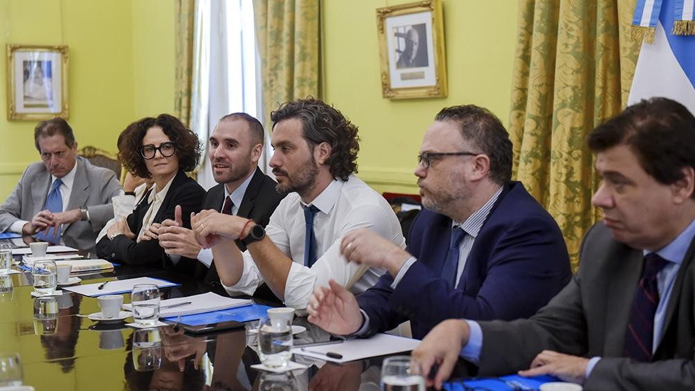 Reunión de Santiago Cafiero y el Gabinete nacional