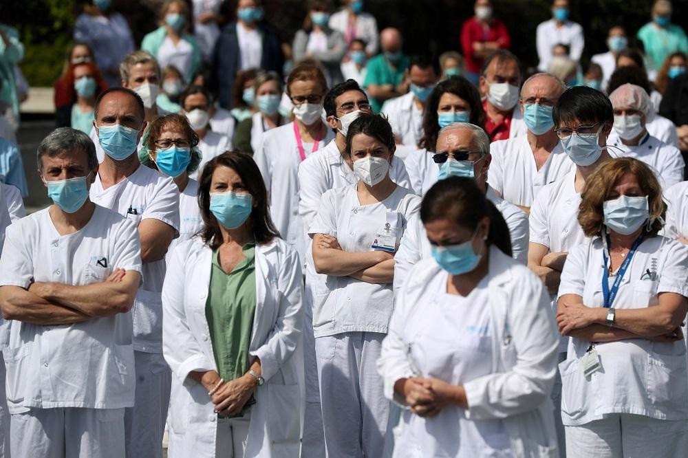 Coronavirus, España, pandemia, médicos, Reuters