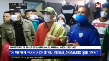 Presos de Junín, por nuevos reclusos con coronavirus: 