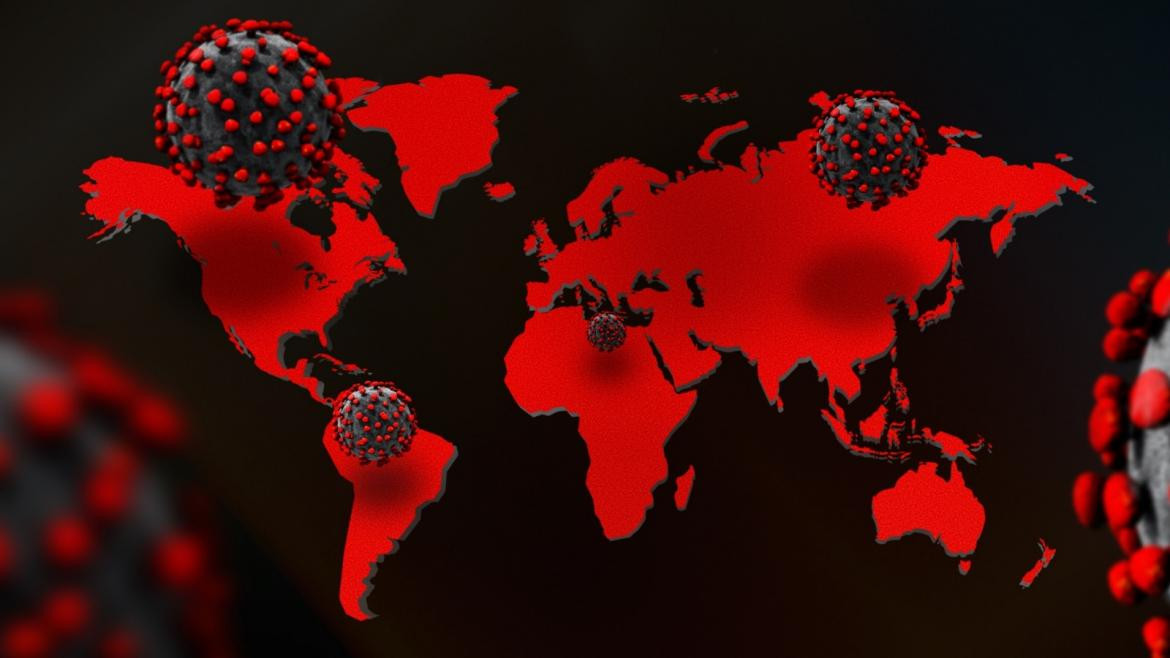 Coronavirus en el mundo, mapa