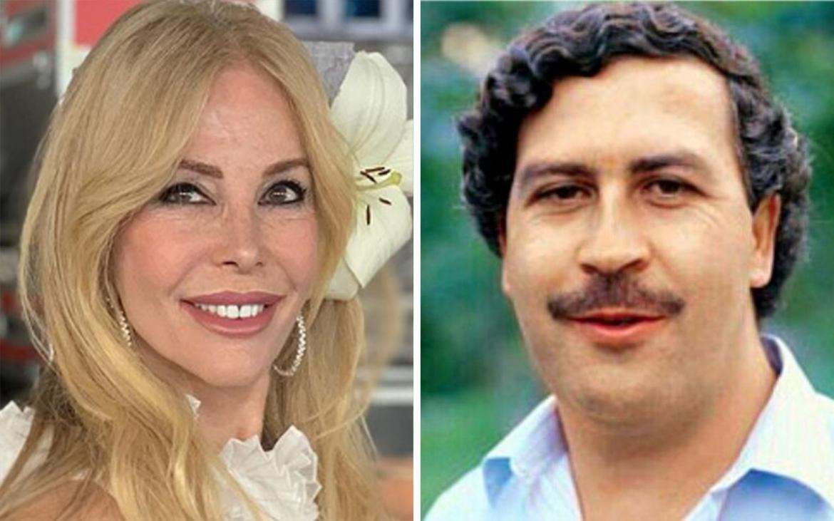 Graciela Alfano y Pablo Escobar