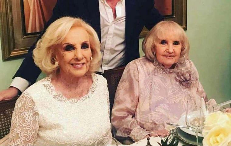 Silvia y Mirtha Legrand, actrices	