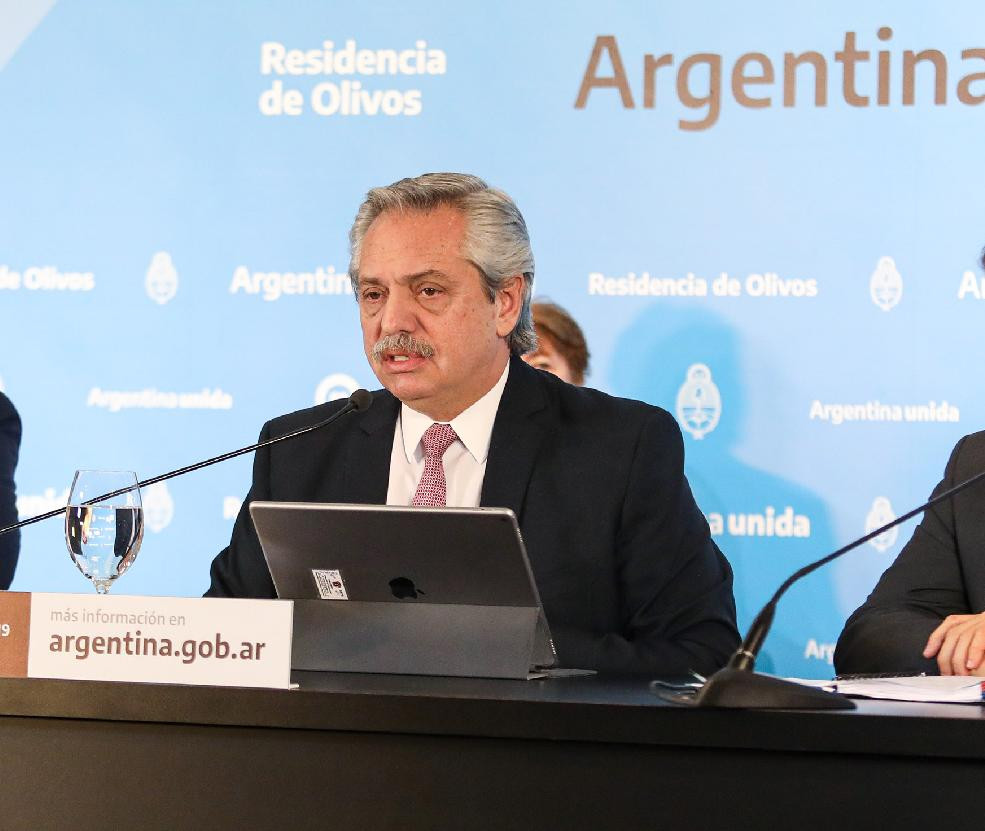 Alberto Fernández, presidente de Argentina, AN