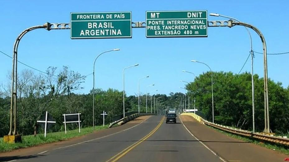 Frontera Brasil y Argentina