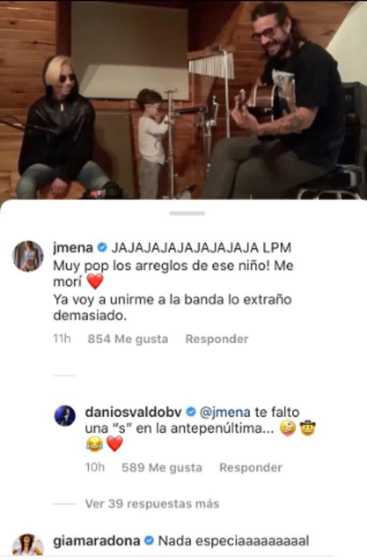 Posteo de Osvaldo en Instagram
