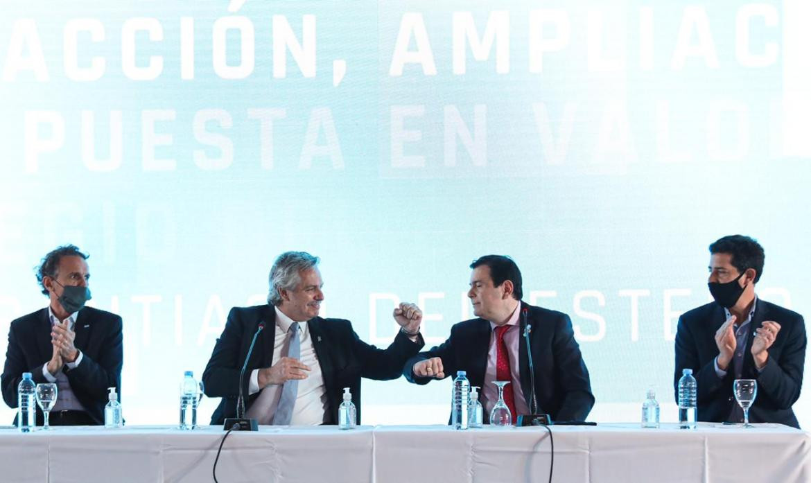 Alberto Fernández y Gerardo Zamora, Santiago del Estero, Presidencia