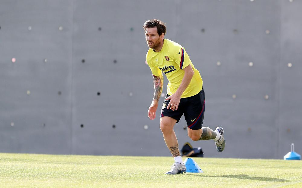 Lionel Messi, Barcelona F.C., entrenamiento, NA