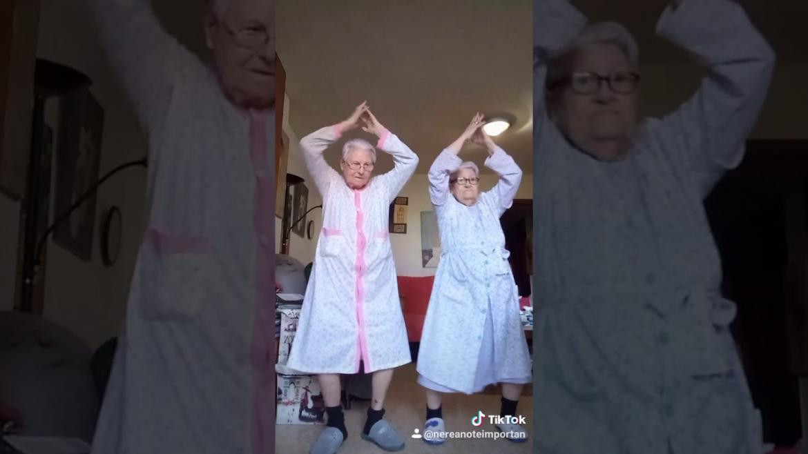 Paquita y Ana, las abuelitas bailarinas que la rompen en TIK TOK	