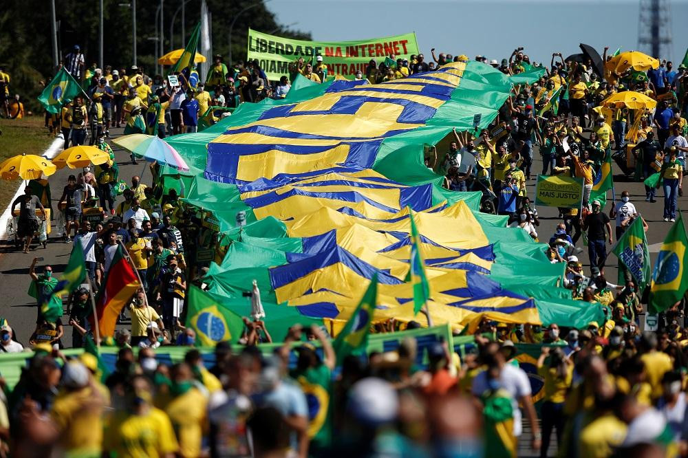 Coronavirus, Brasil, manifestaciones, Reuters