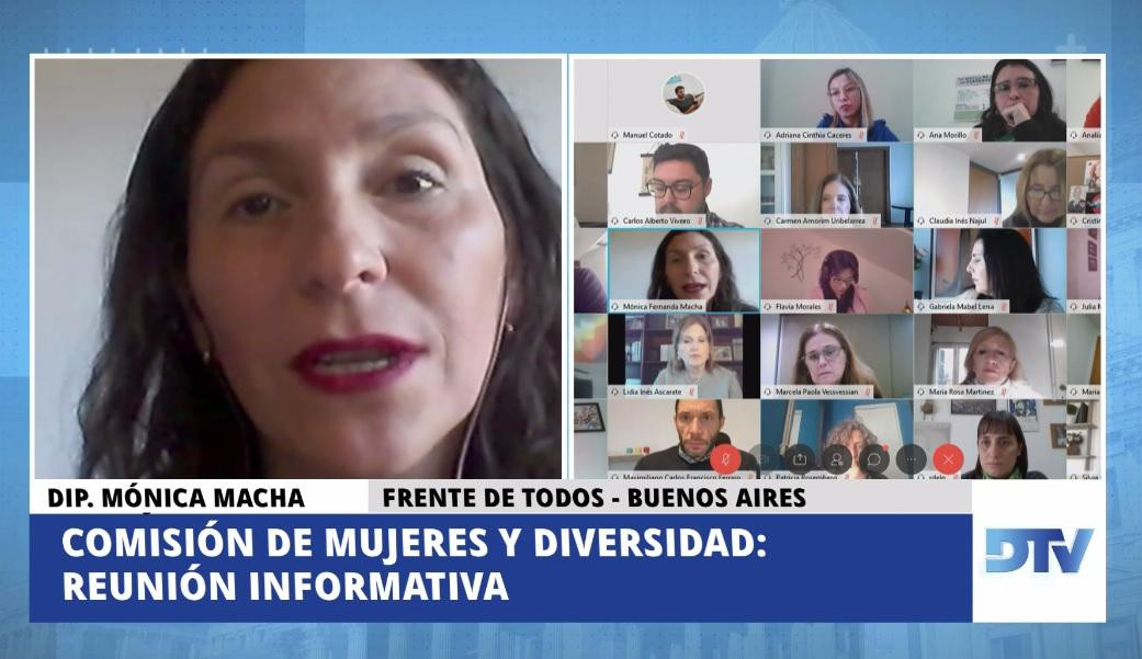 Mónica Macha en encuentro sobre derechos sexuales y reproductivas de las mujeres
