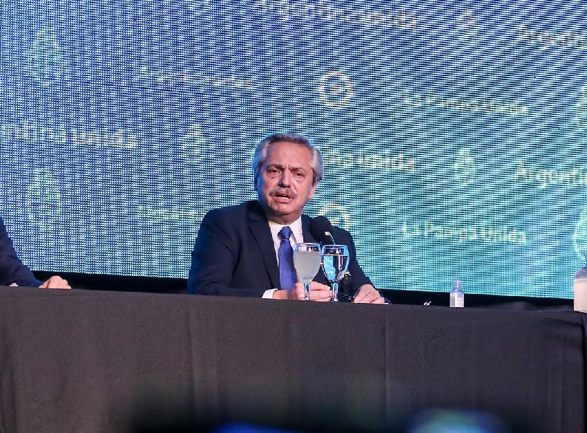 Alberto Fernández, presidente de Argentina, anuncios, NA