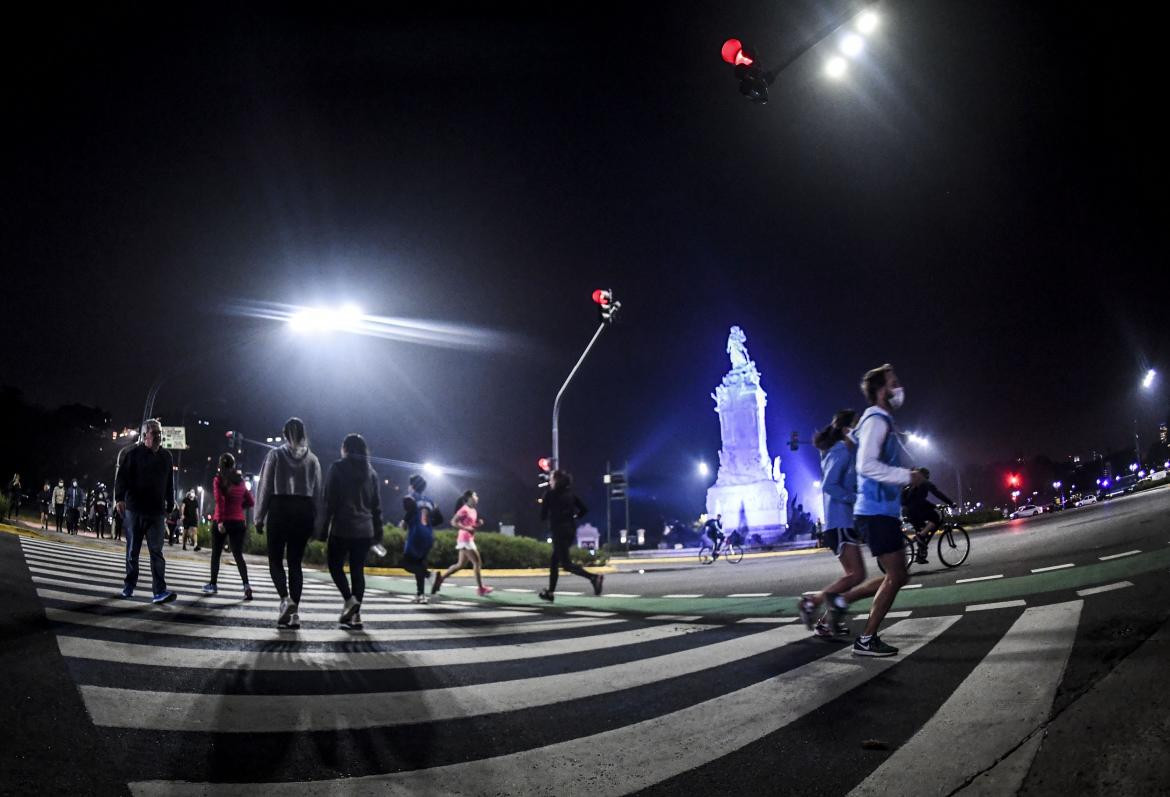 Runners en Buenos Aires, coronavirus en Argentina