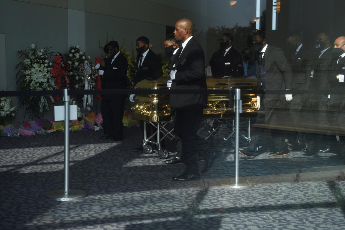 Velorio de George Floyd, afroamericano asesinado, REUTERS