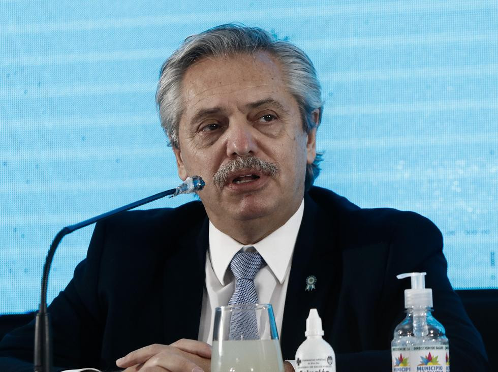 Alberto Fernández, presidente de la Argentina, NA
