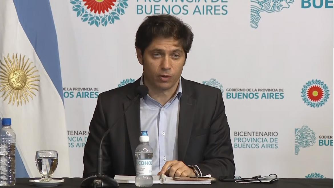 Axel Kicillof, conferencia en La Plata, Coronavirus en AMBA, Argentina, CANAL 26	