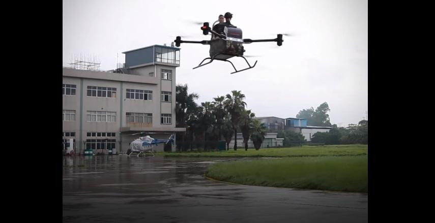 VIDEO, este minihelicóptero facilitará las tareas de rescate en China