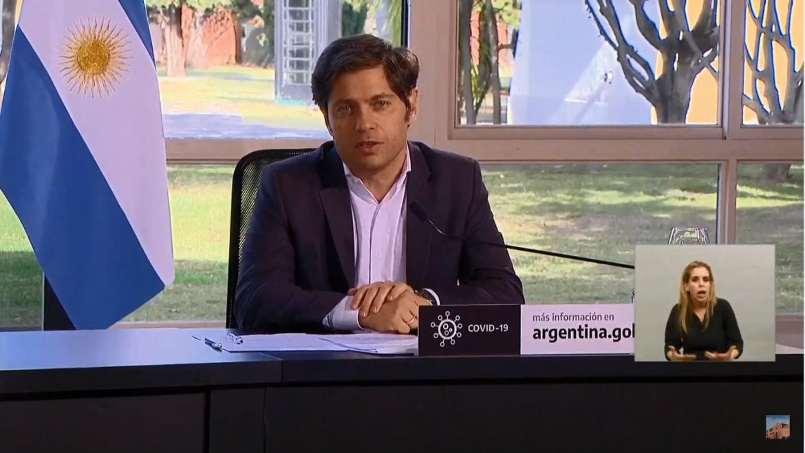 Axel Kicillof, anuncio 26 de junio de 2020, coronavirus en Argentina, cuarenena, NA