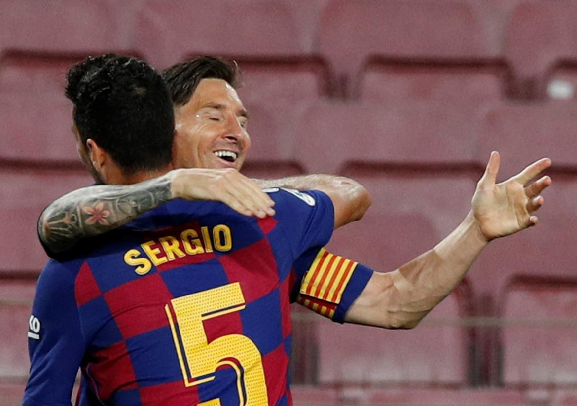 Gol de Messi para el Barcelona ante el Atlético de Madrid, REUTERS