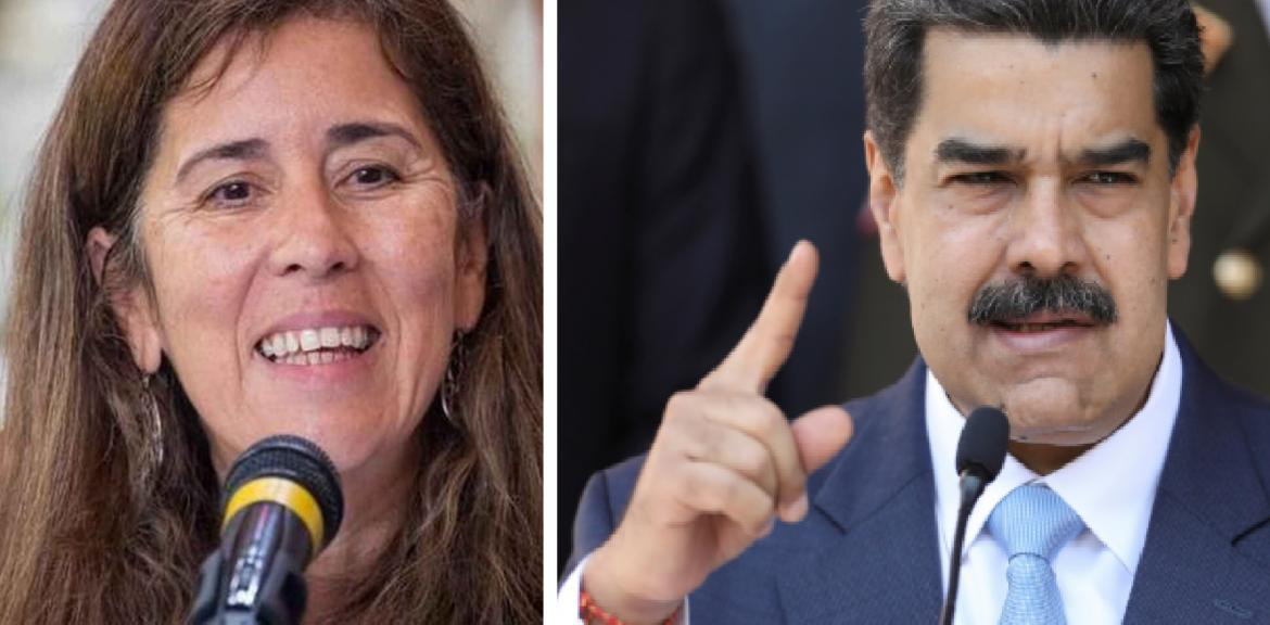 Isabel Brilhante Pedrosa y Nicolás Maduro, REUTERS