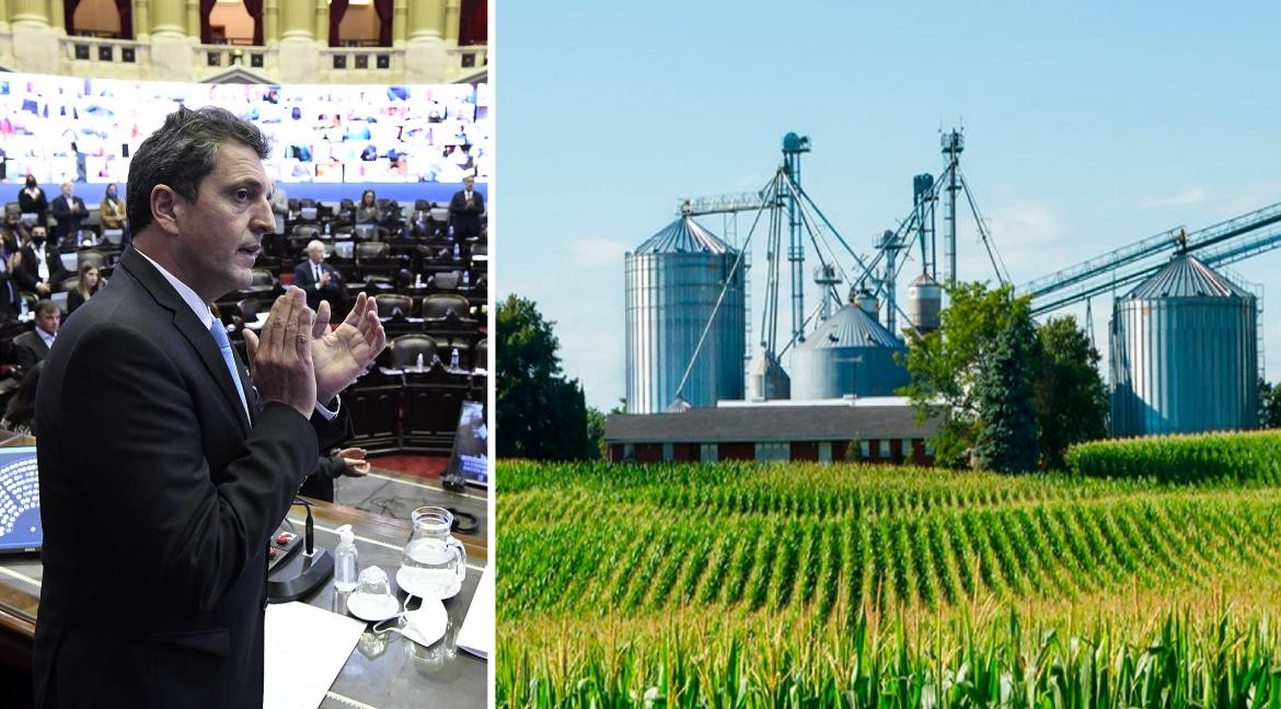 Sergio Massa y sector agroindustrial, agroindustria, NA