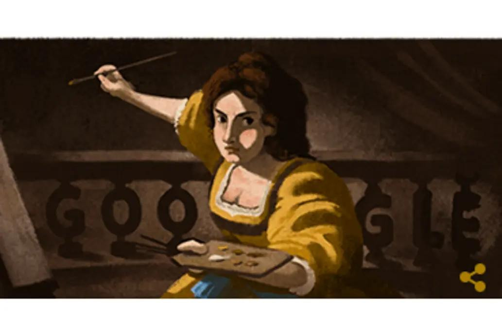Artemisia Gentileschi, protagonista del Doodle de Google, pintora barroca feminista