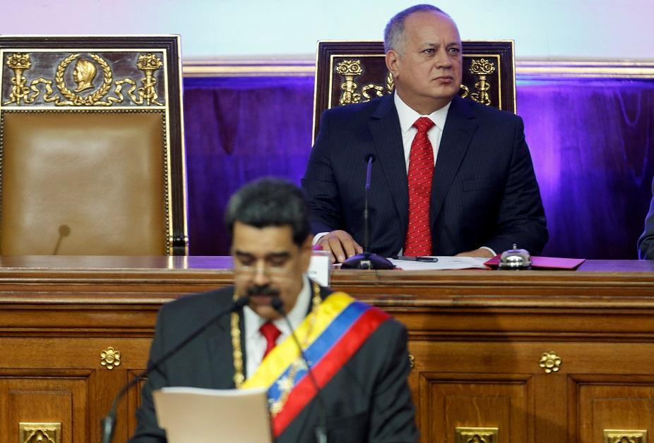 Diosdado Cabello y Nicolás Maduro, Venezuela, Reuters