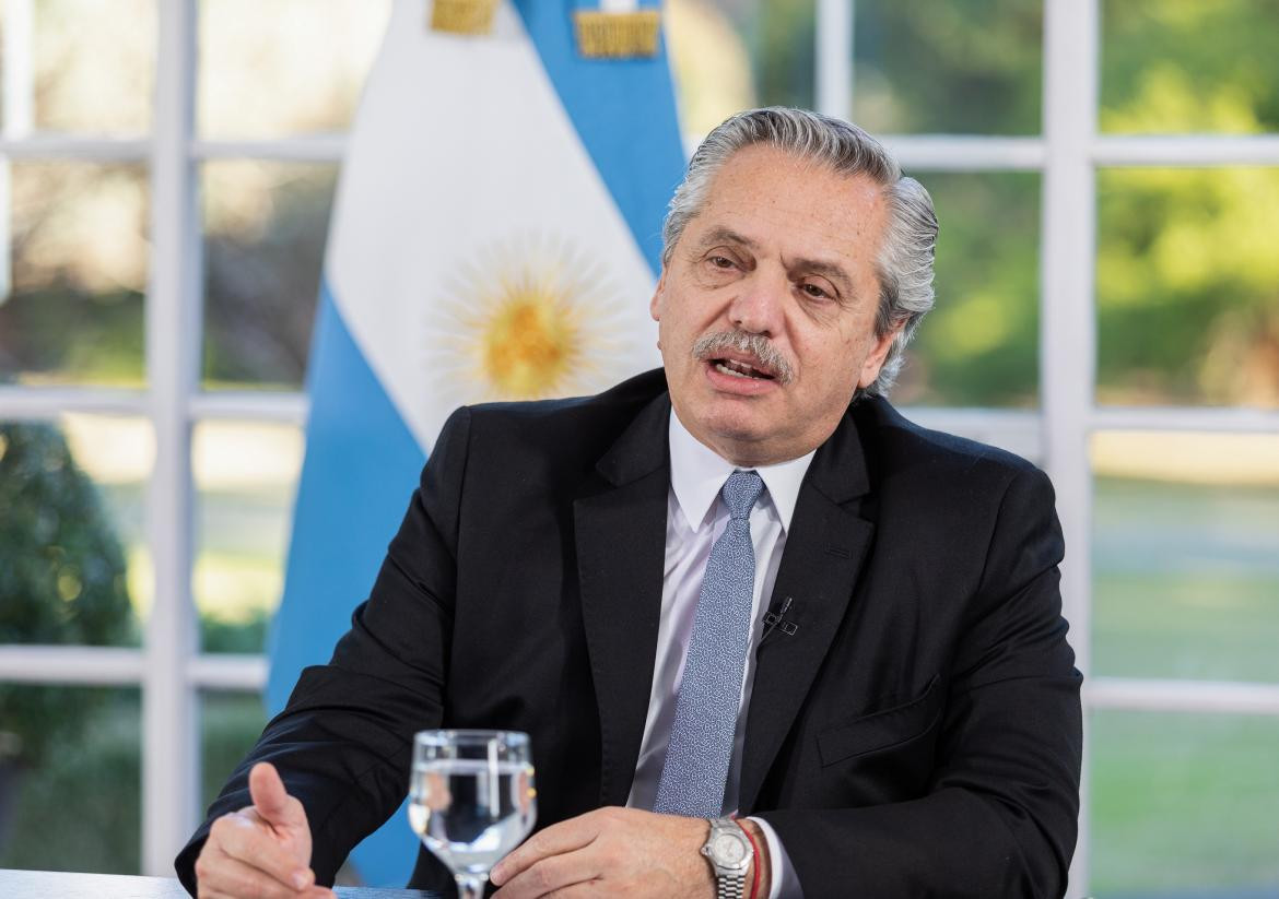 Alberto Fernández, presidente, Agencia NA