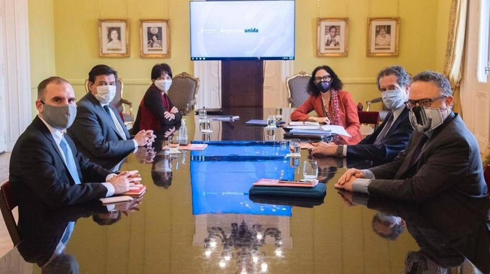 Reunión del Gobierno, pago de sueldos, empresas, coronavirus, Foto Presidencia de la Nación
