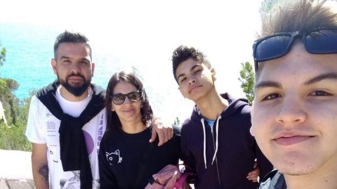 La familia argentina que quedó varada por el coronavirus en España y decidió no volver, GENTILEZA FAMILIA CAÑIZARE SIMONE