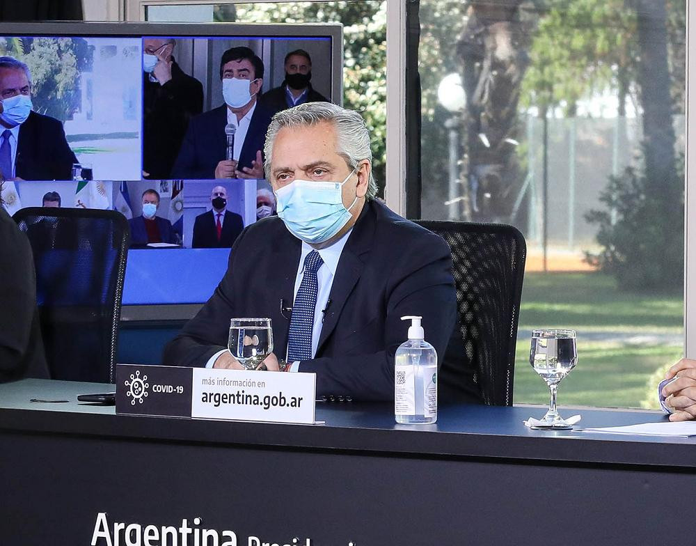 Alberto Fernández, presidente de Argentina, NA