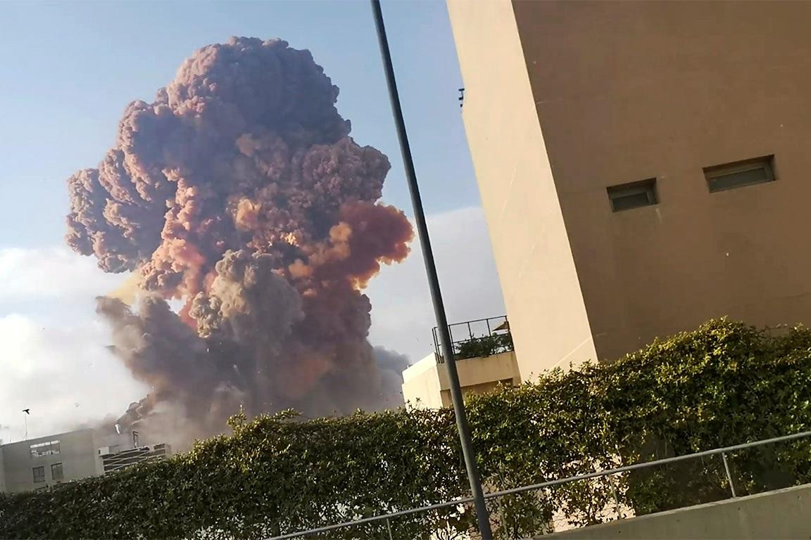 Explosión gigantesca en el Líbano, Beirut, REUTERS