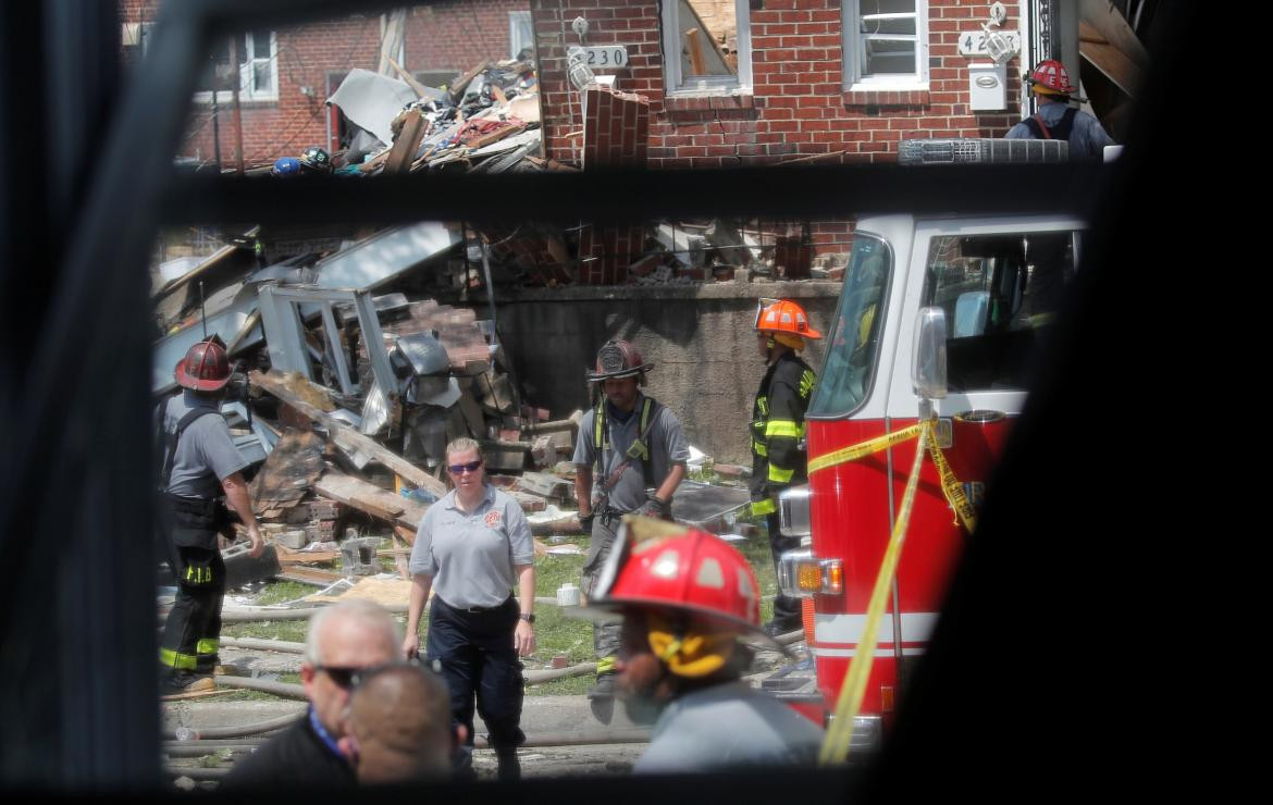 Explosión en vecindario de Baltimore, Estados Unidos, REUTERS