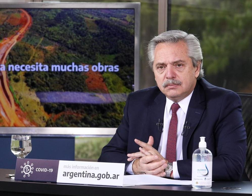 Alberto Fernández, presidente, Agencia NA