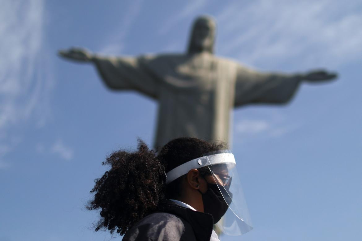 Cristo Redentor, Brasil, coronavirus, REUTERS