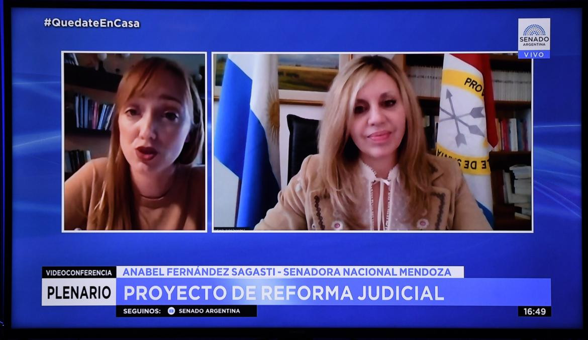 Reforma Judicial, Senado, Anabel Fernández Sagasti, NA
