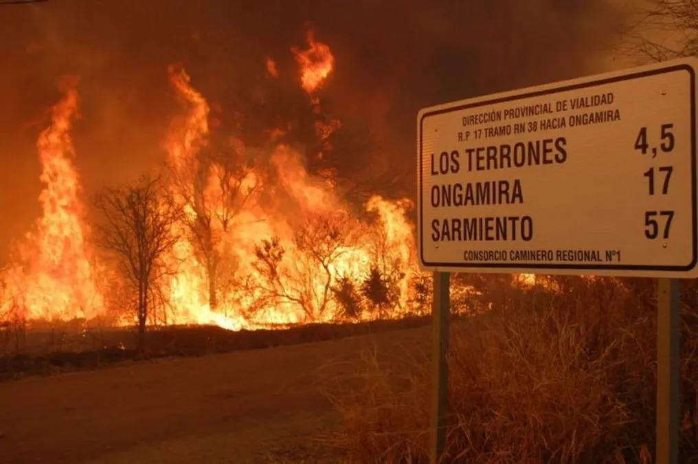 Incendios forestales en Argentina, NA