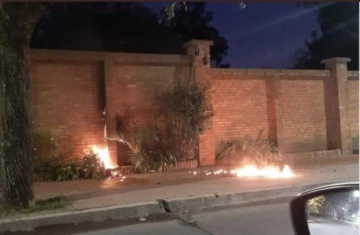 Bomba Molotov en la Quinta de Olivos