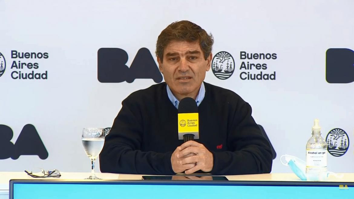 El ministro de Salud porteño, Fernán Quirós, NA