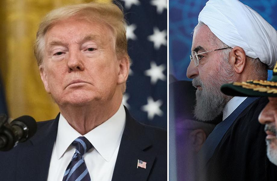 Donald Trump y comandante de Irán
