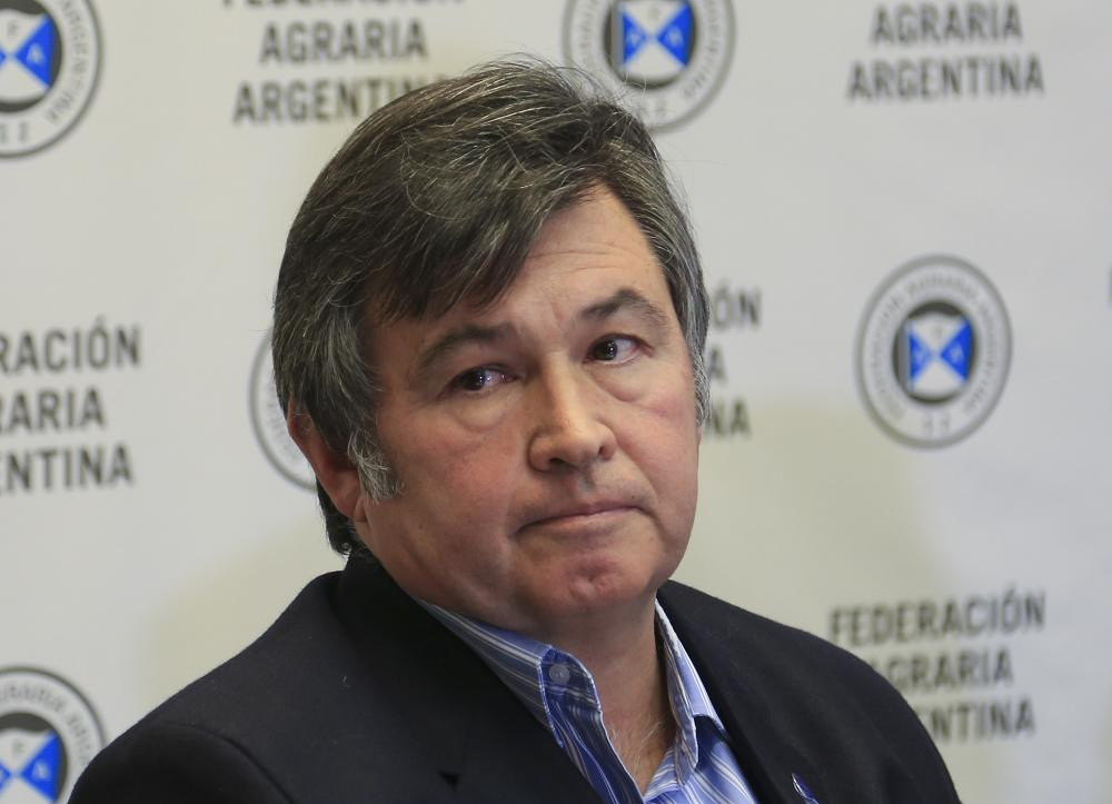 Daniel Pelegrina, presidente de la Sociedad Rural Argentina, NA