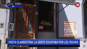 Clausuraron bar en Palermo con más de 100 personas que escaparon por los techos