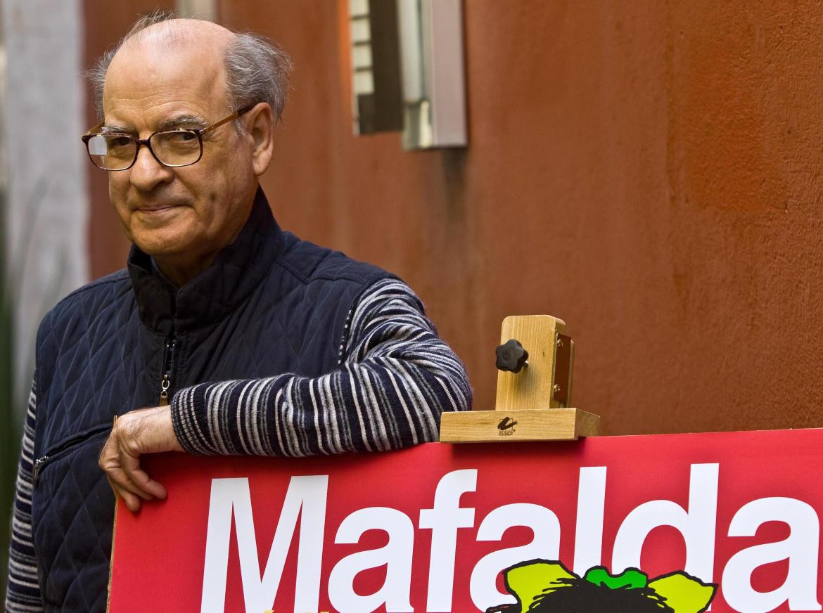Quino, creador de Mafalda, dibujante, NA