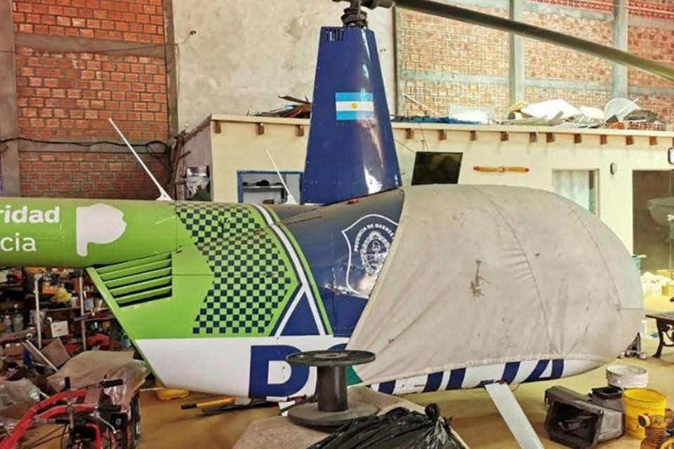 Paraguay, hallaron un helicóptero que alquiló la Policía Bonaerense en la gestión de Vidal