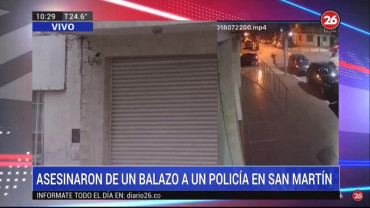 San Martín: matan de un tiro en la cabeza a otro policía tras una discusión