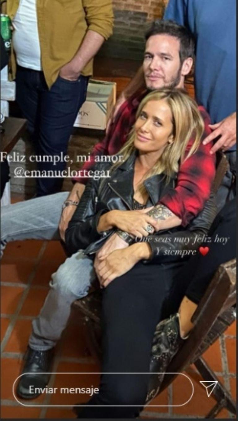 Julieta Prandi publicó en sus redes la primera foto con su novio Emanuel Ortega