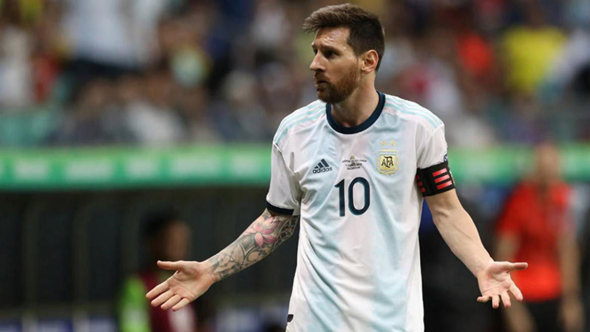 Lionel Messi sorprendido, Selección Argentina