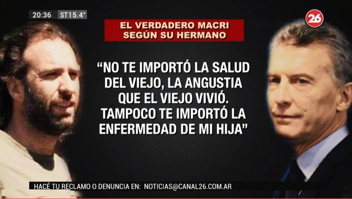 El verdadero Macri, según su hermano, el libro de Santiago O Donell de Mariano Macri contra Mauricio Macri