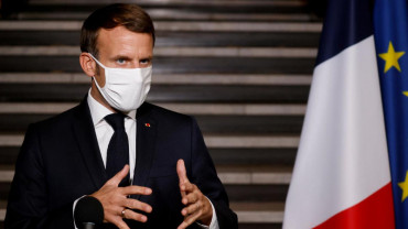 Macron dio positivo en coronavirus, estará aislado durante los próximos siete días