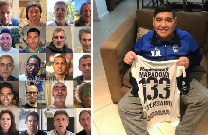 Famosos del deporte en el saludo por los 60 años de Diego Maradona, INSTAGRAM